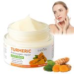 Turmeric Face Cream, Brightening Face Cream for Radiant&Glowing Skin,Dark Spot Corrector Age Spot Remover,Anti Aging,Natural Turmeric Cream Skin Care,Vitamin C Moisturiser for Face