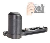 WEPOTO X100V Hand Grip Quick Release Plate L Bracket Compatible with Fujifilm X100V Camera,Aluminium Leather-1011