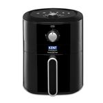 KENT Classic Hot Air Fryer 4L 1300 W | 80% Less Oil | Instant Electric Air Fryer | Auto Cut Off | Fry, Grill, Roast, Steam, and Bake | 1 Year Warranty | Black