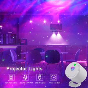 LED Star Galaxy Projector – Night Light for Bedroom, Adjustable Colors
