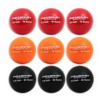 PowerNet 2.8" Weighted Hitting Batting Progressive Training Balls (9 Pack) | Build Strength and Muscle | Improve Technique | Baseball Size | Hand-Eye Coordination (PRO Pack | 16, 18, 20 Ounces)