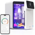 HubiBaby 4-in-1 UVC Cleaner and Dryer for Baby Bottles XL Large Inner Capacity Multifunctional Smart Control with Bluetooth APP