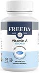 Freeda Kosher Vitamin A Palmitate - Retinyl Palmitate Pure Vitamin A 15,000 IU - Vitamin A Supplement to Support Eye, Vision & Immune Health - Vit A Vitamin Supplements - Vitamina A - 250 Tablets