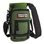 Wild Wolf Outfitters - #1 Best Water Bottle Holder for 32 oz Bottles - Carry Protect and Insulate Your Flask with This Military Grade Carrier w/ 2 Pockets and an Adjustable Padded Shoulder Strap.