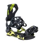 SP Core Automatic Snowboard Bindings Flow Type Snow Bindings Sizes for Men and Women Gunmetal Colour Freestyle and Freeride (XL 44-46 EU)