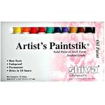 Jack Richeson 121501 Shiva Oil Paintstik, Student Colors, Set of 12