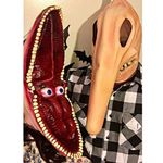 Beetle of Juice Mask Barbara and Adam Maitland Ghost Cosplay Full Head Masks for Horror Funny Costume Halloween (White+Red)