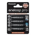 Panasonic BK-3HCCE4BE Eneloop Pro AA High Capacity Ni-MH Pre-Charged Rechargeable Batteries (Pack of 4)
