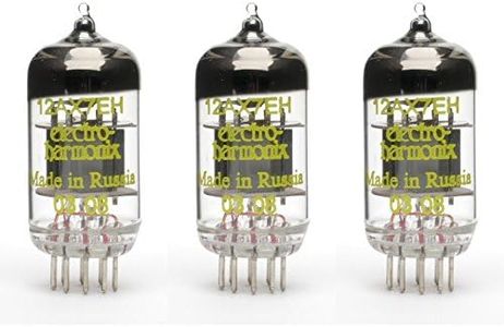 Three Pack of Electro-Harmonix 12AX7 EH Preamp Vacuum Tube