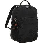Kipling Seoul Go Laptop, Padded, Adjustable Backpack Straps, Zip Closure, Black Tonal, One Size, Backpack