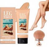 Body Coverage Perfector Waterproof, Leg Makeup Tattoo Cover Up Cream Full Coverage Foundation with Large Brush for Daily Wear