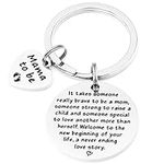 HUTIMY Mom To Be Keychain Gifts For