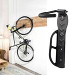 UDee Bicycle Wall Mount Stand Hanger Storage System Vertical Bicycle Hook for Indoor - Easily Hang- Heavy Duty Holds up to 65 lb with Screws Black