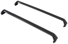 Rhino Rack Roof Rack Compatible with Jeep Wrangler JK & JL Two Door Hard Top Complete Roof Rack, High Strength Powder Coated Aluminum Vortex Aero Bars and Glass Filled Nylon Legs Easy Mount Black SG60