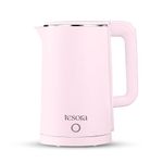 Tesora - Inspired by you Premium Electric Kettle|1.8 Liter|Stainless Steel Inner Body|Auto Power Cut|Boil-Dry Protection|Cool Touch Double Wall|1500 Watts|1-Year Warranty By Tesora|Pink