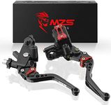 MZS Black 7/8 Levers Set Brake Mast