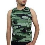 NELEUS Men's Workout Muscle Tank Tops | Gym Vests | Mens Tank Top (X-Large, Green Camouflage)