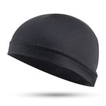 Lixada Men's Cycling Cap Bike Skull Cap Liner Beanie Cap for Cycling Running Black