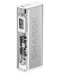 SHARGE Shargeek 140 Power Bank 20000mah Transparent Laptop Powerbank USB-C USB-A Ports with Smart Display, Outdoor Charger for iPhone 17 16 15 14, Galaxy, Dell, iPad