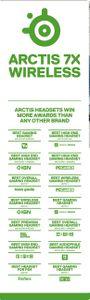 SteelSeries Arctis 7X Wireless Gaming Headset – Black