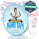 DIY Doctor Multi-Functional Double Sided Nano Tape - Huge 5m x 30mm Roll - Strong Double Sided Tape Heavy Duty - Double Sided Sticky Tape Heavy Duty - Traceless Washable Removable Nano Gel Tape