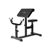 AmStaff Fitness DF2232 Preacher Curl Bench with Adjustable Arm Rest, High-Density Seat Pad, Heavy-Duty Steel Frame and Rubber Base Caps for Home Gym and Commercial Use