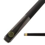 BCE Mark Selby Simulated Graphite Shaft Snooker & Pool Cue - Metallic BLACK