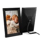 Nixplay 10.1 inch Smart Digital Photo Frame with WiFi (W10F) - Black - Unlimited Cloud Photo Storage - Share Photos and Videos Instantly via Email or App - Preload Content