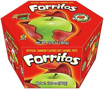 Zumba Pica Forritos - Tamarind Flavor Soft Caramel Paste for Apples - Tamarind Paste to Cover Apples - Tamarindo Mexican Candy - Caramel Apple Wraps - Forritos Tamarindo para Manzanas (5 Count)