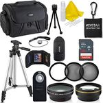 Professional 52MM Accessory Bundle Kit for Nikon D3300 D3200 D3100 D5000 D5100 D5200 D5300 D5500 D7000 D7100 D7200 & DSLR Cameras, 15 Accessories for Nikon