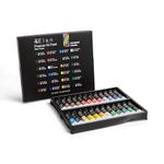 Elan Professional Oil Paint Set, 24 Oil Paint Tubes 12ml, Artist Paint Set for Adults, Oil Based Paint for Canvas, Mini Oil Painting Set, Professional Paint Set Non Toxic, Oil Base Paint, Mini Paints