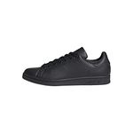 adidas Originals Men's Stan Smith Shoes Sneakers, Black/Black/White, Numeric_10