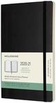 Moleskine 2020-21 Weekly Planner, 18m, Large, Black, Soft Cover (5 X 8.25)