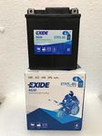 EXIDE NEW MOTORCYCLE BATTERY 12V-6AH-100A YTX7L-BS Pre-filled & Activated