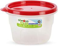 COMPAC HOME 17006 Cylinder Bowl-16oz-Red Food Storage, Portion Control, Dishwasher, Microwave Safe, 16 oz, Red Chef