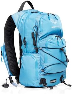 Sherpa Hiking Hydration Backpack – 22L Hiking Backpack with Water Bladder, Phone Compartment, Waterproof Zippers & Trekking Pole Holders