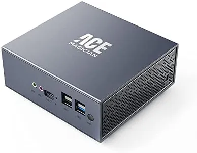 ACEMAGIC Mini PC 8GB DDR4 256GB M.2 SSD, New Intel 12th Gen N95(up to 3.40 GHz) Mini Desktop Computers, Windows 11 Pro mini computers Support 4K@60Hz/Dual Display/USB 3.0/USB-C/WiFi 5/BT4.2/2x1 Gbps 1