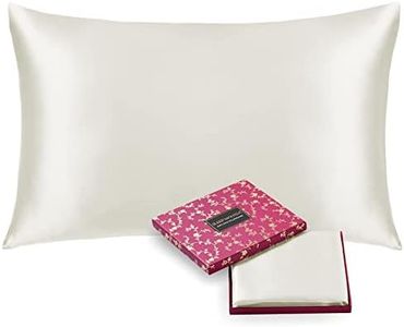 Sleep Mantra Silk Pillowcase King Size White - 30 Night Free Trial, 22 Momme 700 Thread Count, 100% Pure Mulberry Silk, Washable Pillow Sham, Soft Pillow Cover for Rejuvenating Skin (51 x 92 cm)