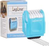 LEGILINER- Music Staff, BLUE, Rolling, self-Inking Stamp. 5 line Stamp Tool for Music Teachers