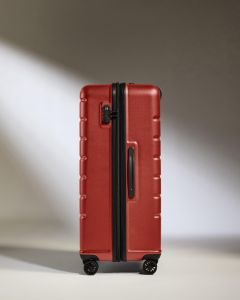 Antler Hard Shell Suitcase Set – Cabin, Medium & Large, Red Orange, TSA Lock