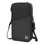 WIWU Black Nylon Women's RFID Blocking Passport Holder (MATE-01)