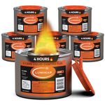 Luminar Resealable-Wick Chafing Fuel Cans, 6 Pack, 4 Hour - Premium Quality Burners for Food Warmers - No More Spills, Waste, or Hassle - Perfect for Convenient, and Long-Lasting Event Catering