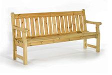 BrackenStyle Darwin Park Bench – Durable Heavy Duty Garden Seat – Suitable for up to 4 People 183cm Length