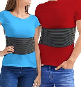 Rib Brace Chest Binder – Broken or Cracked Rib Belt to Reduce Rib Cage Pain. Chest Compression Support for Rib Injury, Fractured Ribs, Bruised Ribs or Rib Flare. Breathable Chest Wrap (Large/XL)