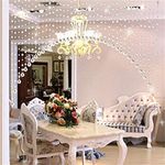 BB Acrylic Beads Strings Curtain with Original Crystal Glass Drop for Door, Window or Partition Area Decoration