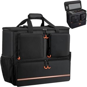 Computer Desktop Tower Large Carrying Case, PC Travel Case for Computer's Box for Moving, Portable Gaming Backpack for Keyboard, Mouse and Accessories, Bag Compatible with ATX/M-ATX mainframe chassis