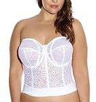 GODDESS womens Lace Bridal Bustier 