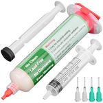 Gruiqrd Flux Soldering, 40 ml Lead-Free Syringe Solder Flux Paste, No Clean Rosin Soldering Paste Flux for BGA LED PCB SMD Electronics Soldering