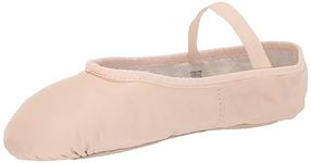 Bloch Women's Dansoft Full Sole Leather Ballet Slipper/Shoe Dance, Theatrical Pink, 1 UK