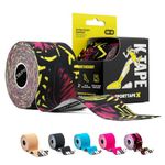 SPORTTAPE Kinesiology Tape - 5m Roll - Wild Print | Physio & Sports Injury Muscle Tape for Shoulder, Knee, Ankle Shin Splints Support. Waterproof & Hyopallergenic Kinetic Sports Tape